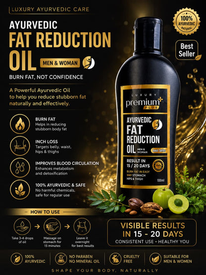 Premium Plus Ayurvedic Fat Reduction Oil